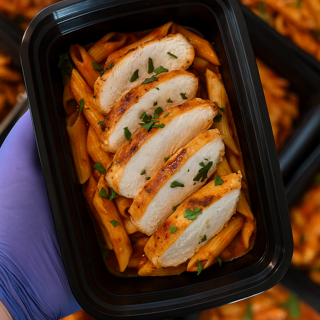 Chicken Parm Pasta Bowl