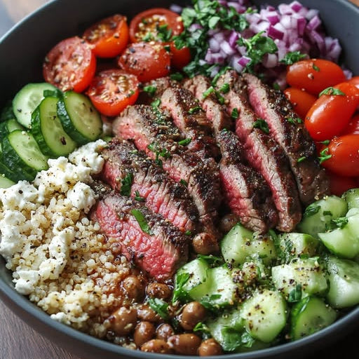 Greek Steak Bowl