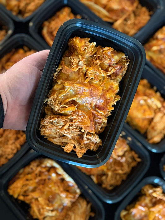 Layered Chicken Enchiladas