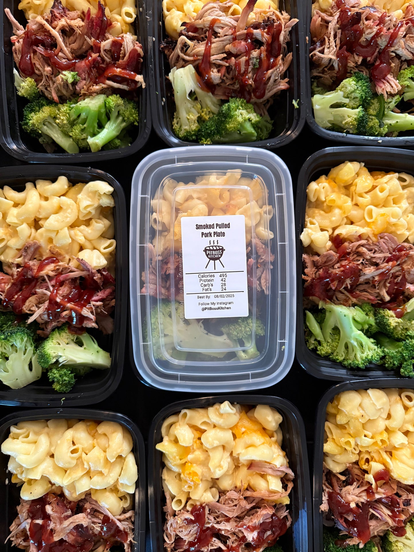 smoked pulled pork plate