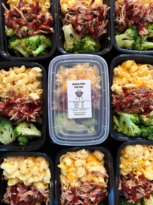 smoked pulled pork plate